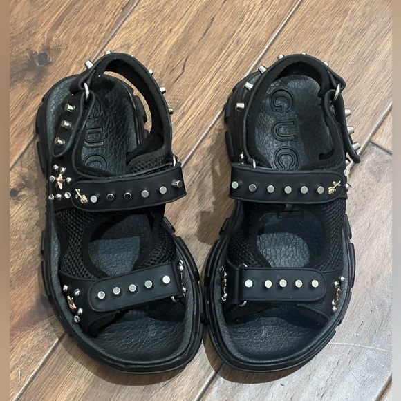 Gucci Napa Agiri sandals in excellent condition.Barely worn.Dust bag only - Picture 1 of 5